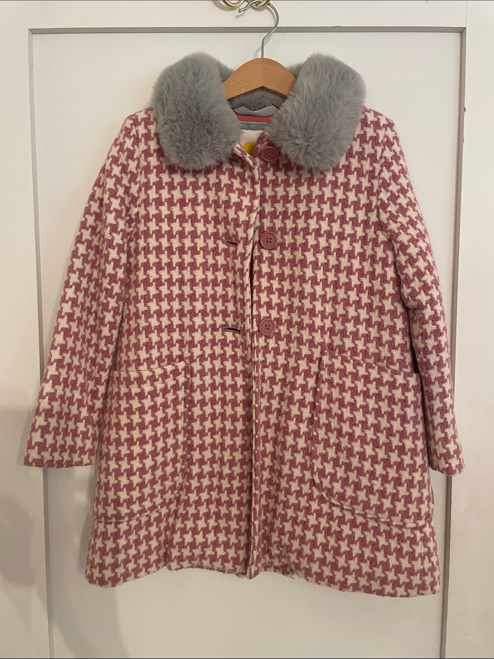 Mini Biden Herringbone coat size 4/5